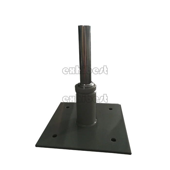 Flying Banner flag Stand with Square Iron Base /Chromium Plating Flexible Cloth Flag