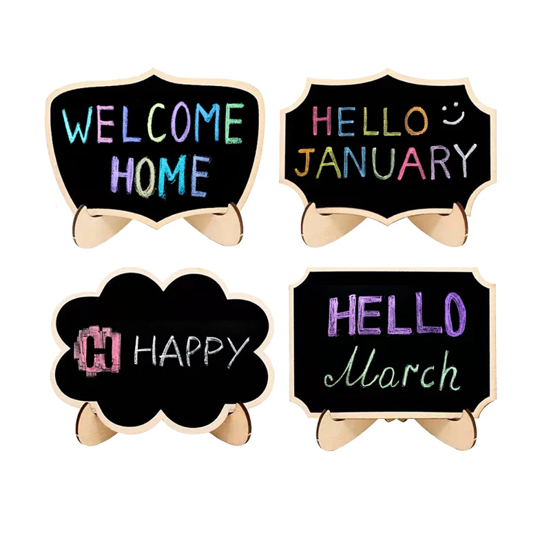 9201 Amazon Hot Sale Mini Chalkboard Signs In Office Home Decoration Small Chalkboard With Stand