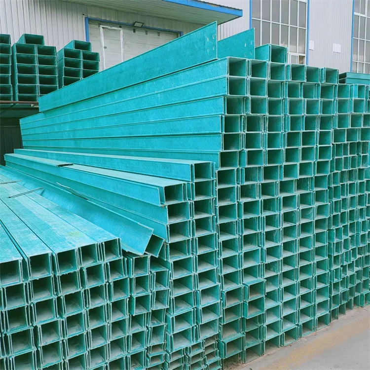 Corrosion resistant cable bridge FRP composite cable bridge with cover