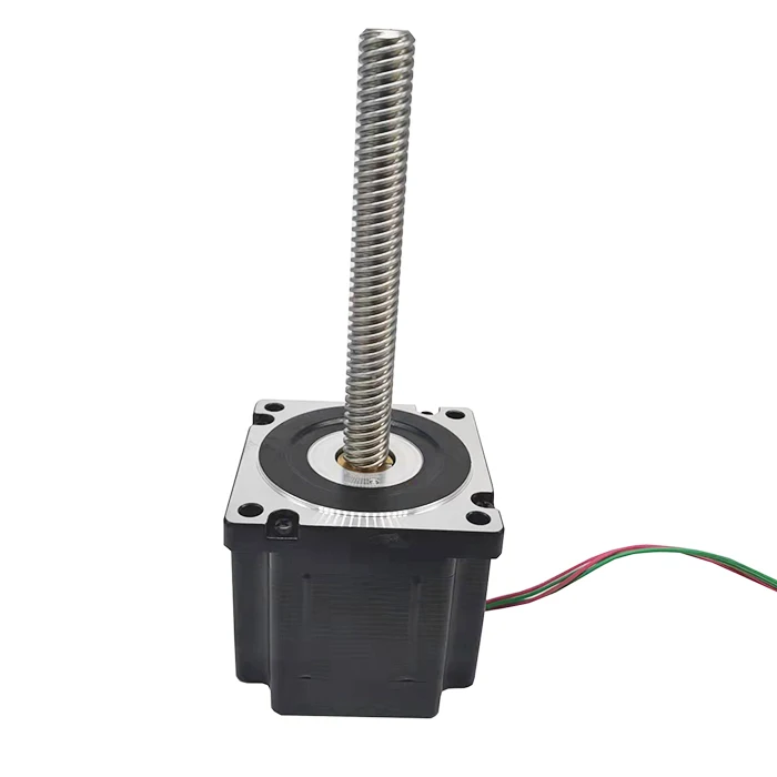 12.7mm lead 1.8 degree step angle 50KG thrust 86mm NEMA34 linear hybrid stepper motor with lead screw and nut