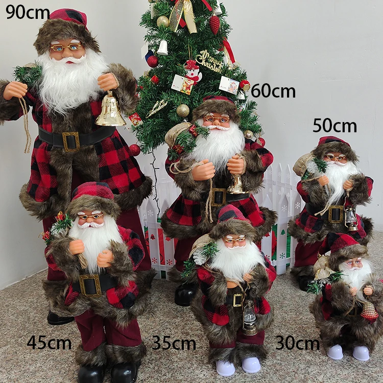 Рюкзак премиум качества, электрическая игрушка Санты, игрушка Санты, рождественские украшения