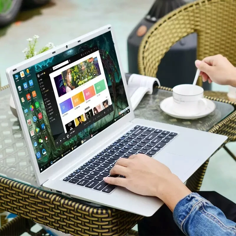 15.6 inch Cheap Laptop 8GB Ram 1TB SSD with win10 and Quad core 2.5GHz cpu for Student and Business Computer