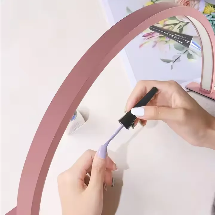 364pcs Beads Touch Control Dimmable & Color Portable Style Manicure Table Lamp Dimming Led Tools Beauty Nail Art Equipment