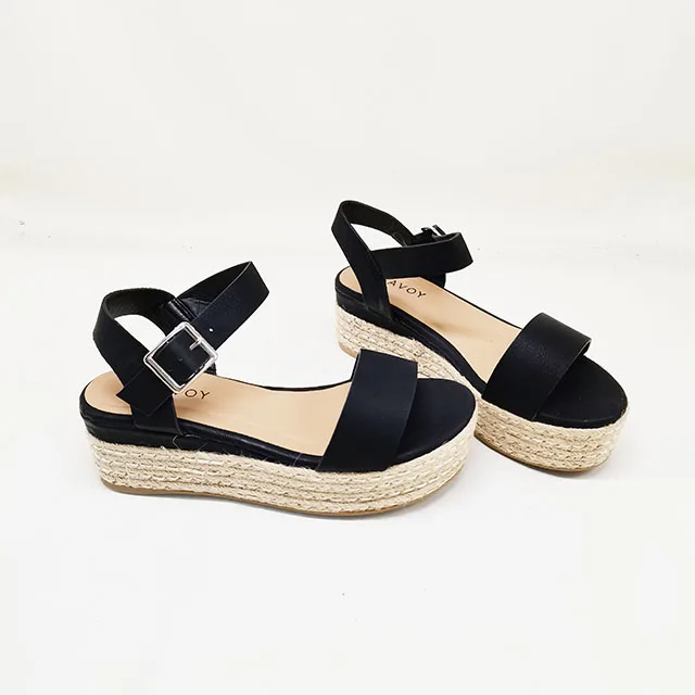 Wholesale New Fashion Sandals for Women 2022 Lady Espadrille Platform Summer Casual Shoes