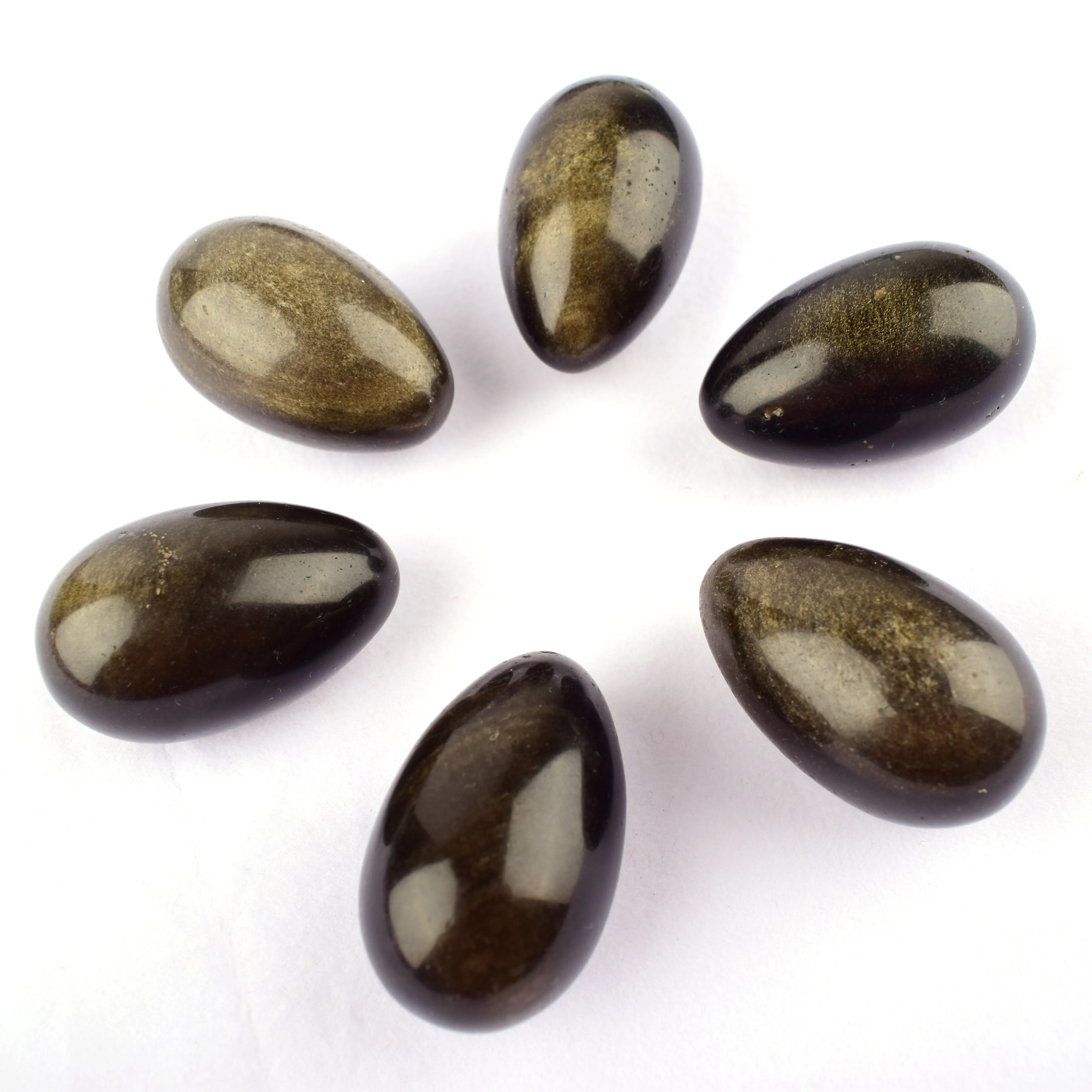 Wholesale Nature Crystal Healing Stones Obsidian Yoni Egg For Massage