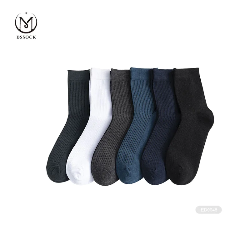 high quality business dress man socks custom cotton crew men sock high end socks