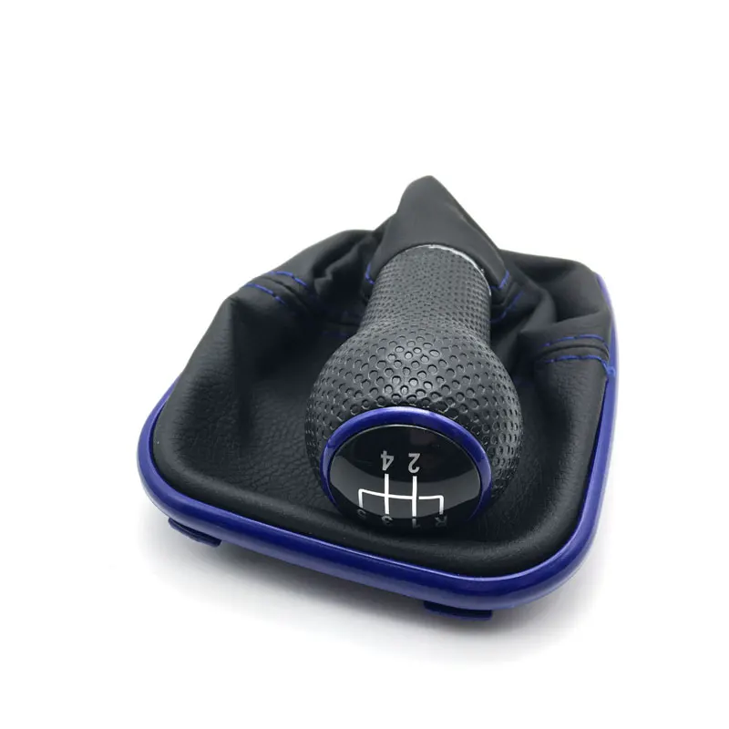 Automatic manual car LED gear shift knob speed lever leather steel cover shifter for VW arteon polo T7 vento golf 3 6 mk5 mk6 7