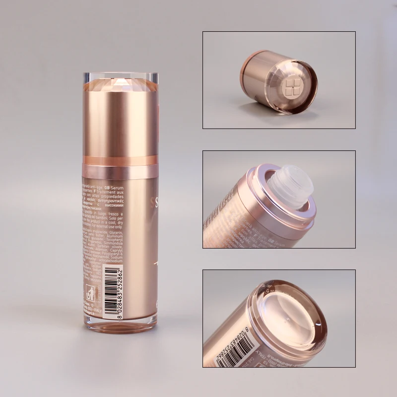 15ml 30ml 50ml airless container luxury cosmetic bottles