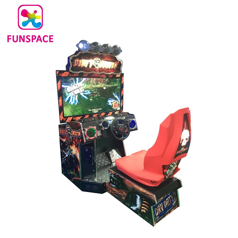 Funspace Wholesale Dirty Driving Car Racing Arcade Game Machine Simulator Driving Car Video Games