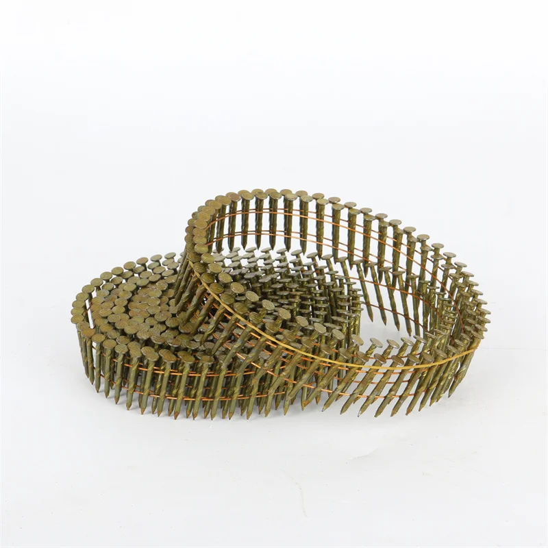 helical thread shank wire coil nails export