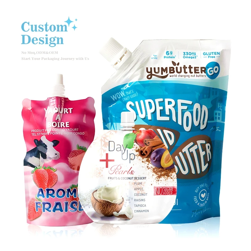 Liquid Stand Up Spout Pouch 5 Litre Water Bottles Bpa Packaging Bag