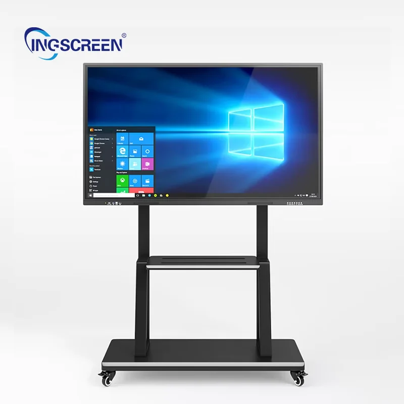 INGSCREEN 65 inch smart interactive black board white board digital interactive whiteboard interactive flat panel android 11