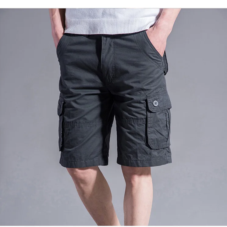 Wholesale Casual Summer Outdoor Cotton Men Half Pants 6 Pocket Cargo Shorts For Men