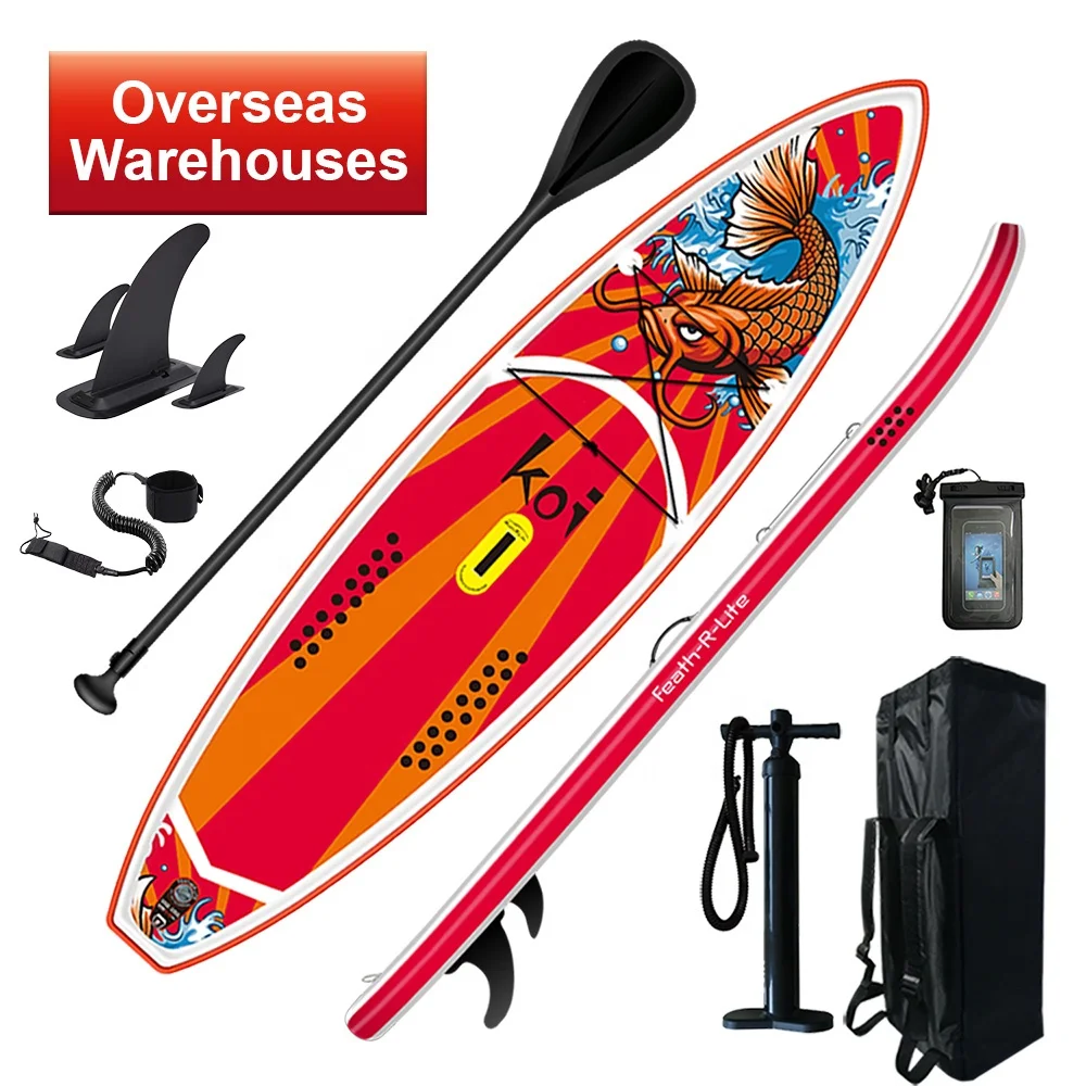 
FUNWATER Drop Shipping sup padleboard inflatable stand up paddle board plastic sup paddle board for unisex 