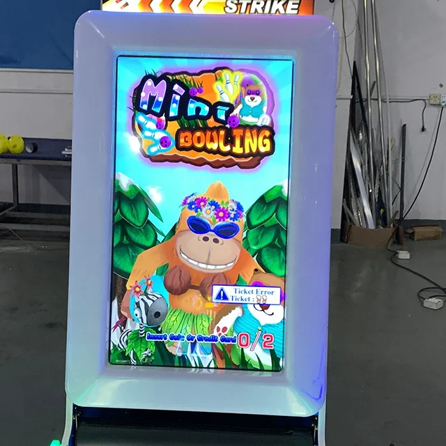 Hit Sales Video Bowling Alley Lane Master Arcade Game Machine for Children