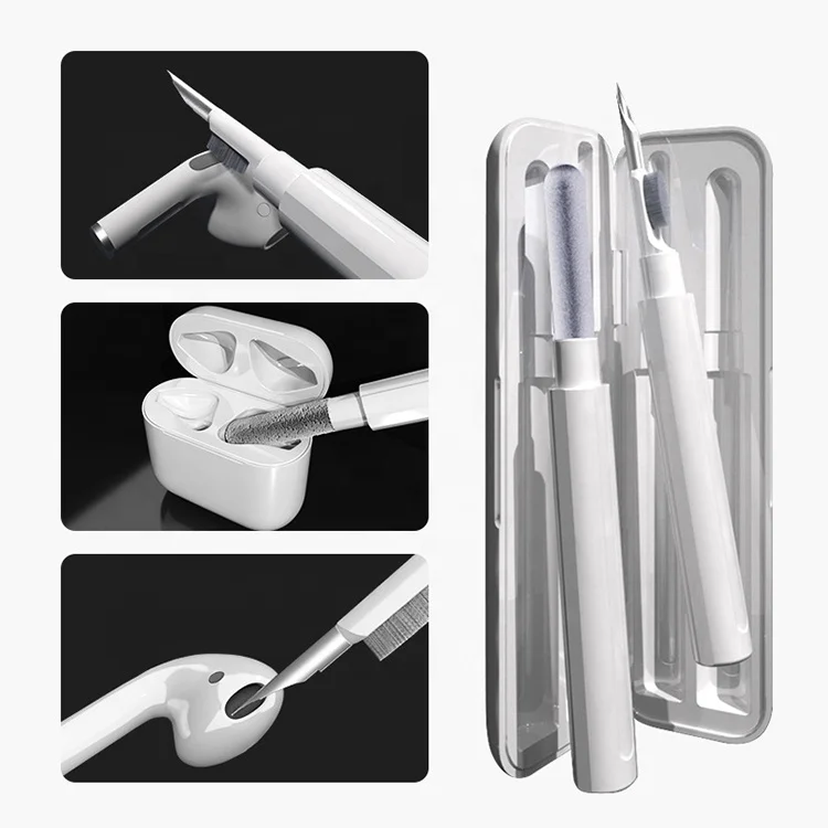 Multi function keyboard clean brush tool earphone cleaning kit pen set for airpods