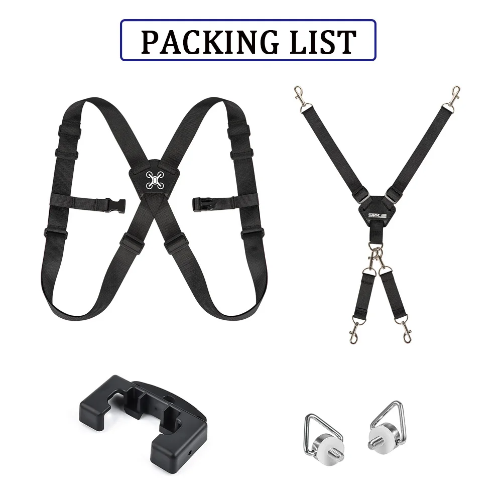 STARTRC Shoulder Strap Belt and Bracket kit for DJI Mavic 2 Mini 3 Air 2S RC-N1 RC Pro Plus Remote Controller Accessories