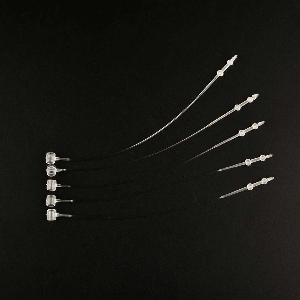 Round Head 3 Inch Loop Lock Pins Plastic Loop Lock Pins For Garment Tag Loop Lock Pins Factory Direct Sales