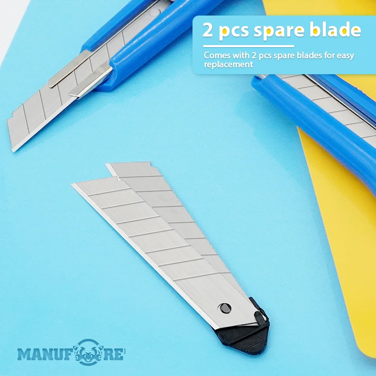 Hot Sale High Quality Professional Sliding Blade Knife Portable Auto Lock Paper Cutter 18mm Snap off Utility Knife