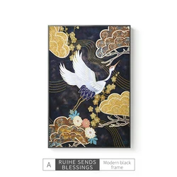 Chinese Metal Art Decor Bird And Flower Fragrance Handmade Cloisonne Enamel Wall Art Painting