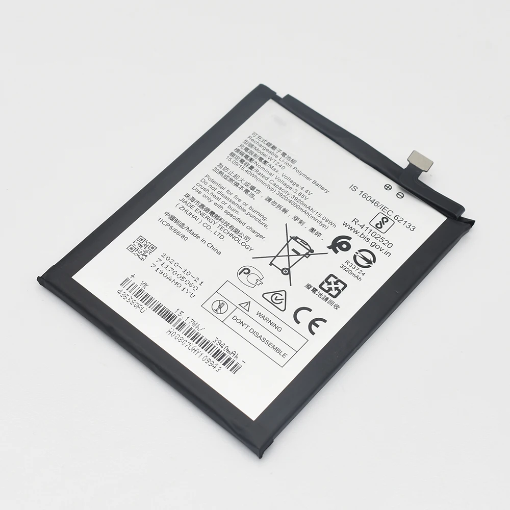 Аккумуляторная батарея WT240 4000 мАч 3,85 В для Nokia 2,3/3,2/5,3 ta-1154 ta-1211-ta-1214 ta-1206, перезаряжаемые литий-ионные батареи