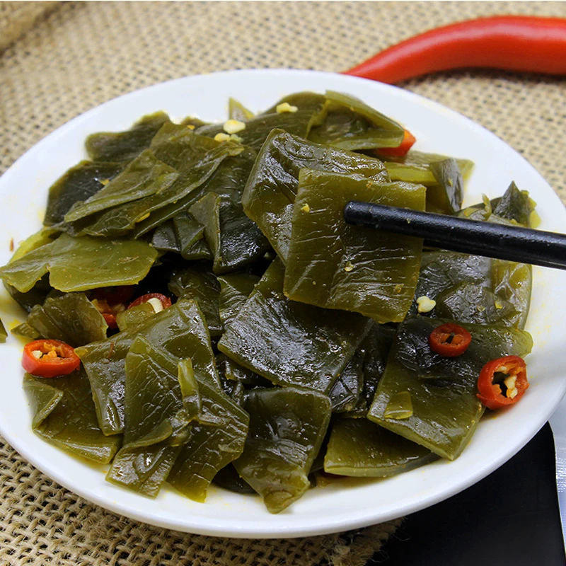 healthy snacks chinese snacks Weilong Boxed Kelp Spicy Seasoned Seaweed Snack food