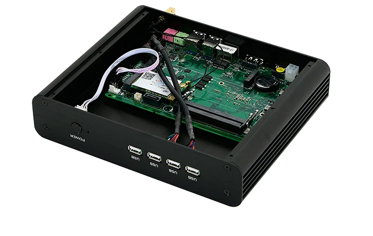 8th Gen CPU I7 8550U 8565U Quad Core Fanless Mini PC UHD Graphics 620 HTPC Micro Computer 4K Gaming Desktop PC Win10 X86 Nettop