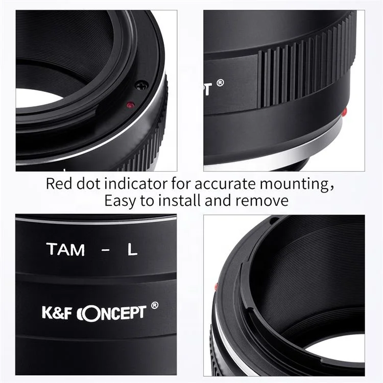 K&F Concept High Precision Lens Mount Adapter Compatible with Tamron Adaptall ii mount lenses to Leica L Camera Body