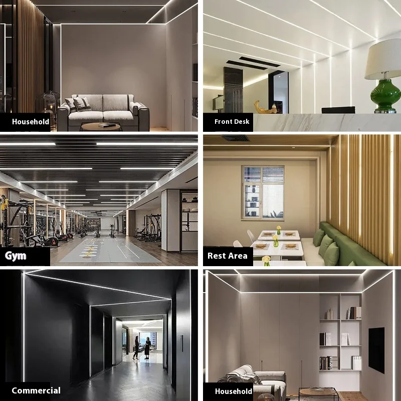 led aluminum profile channel high quality for strip light drywall aluminum led profile