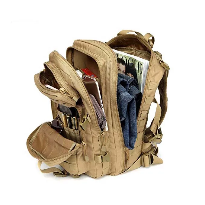 Водонепроницаемый Военный тактический рюкзак для кемпинга и пешего туризма с 2 съемными пакетами (62301281050)
