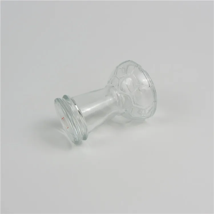 New type top sale football shape perfume glass jars bottles100ml