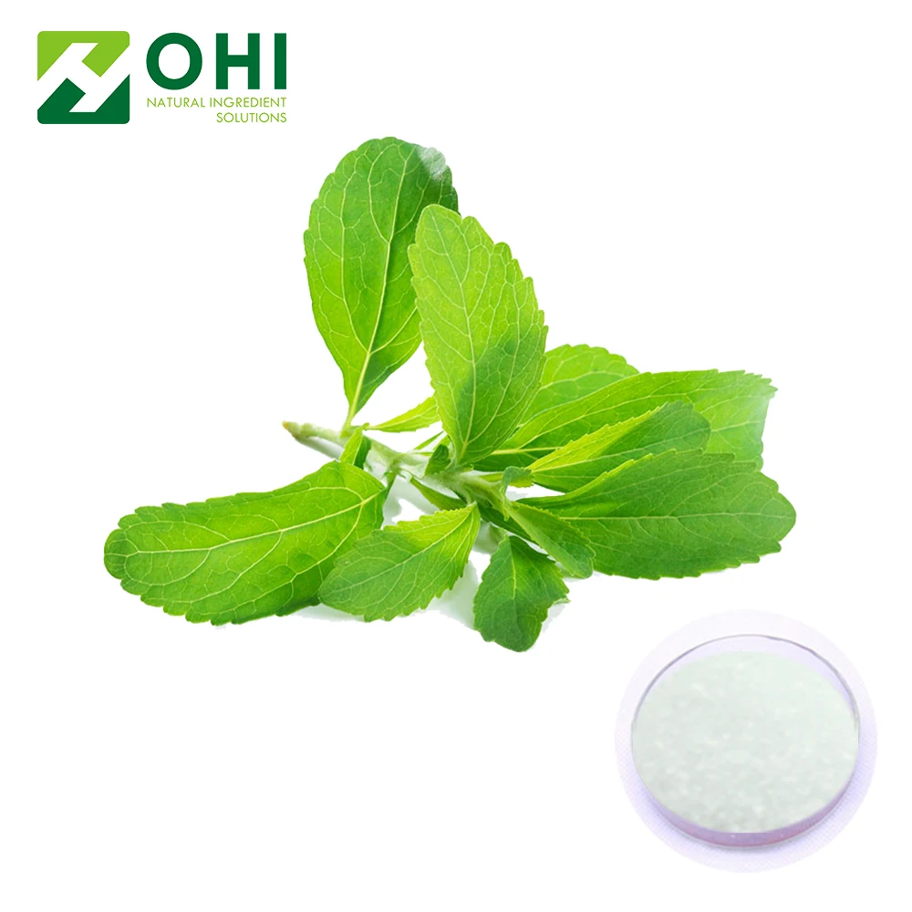 Factory supplier nutritional stevia Leaf extract Stevia rebaudiana Bertoni. HPLC 98% Rebaudioside A 90% Steviol glycoside