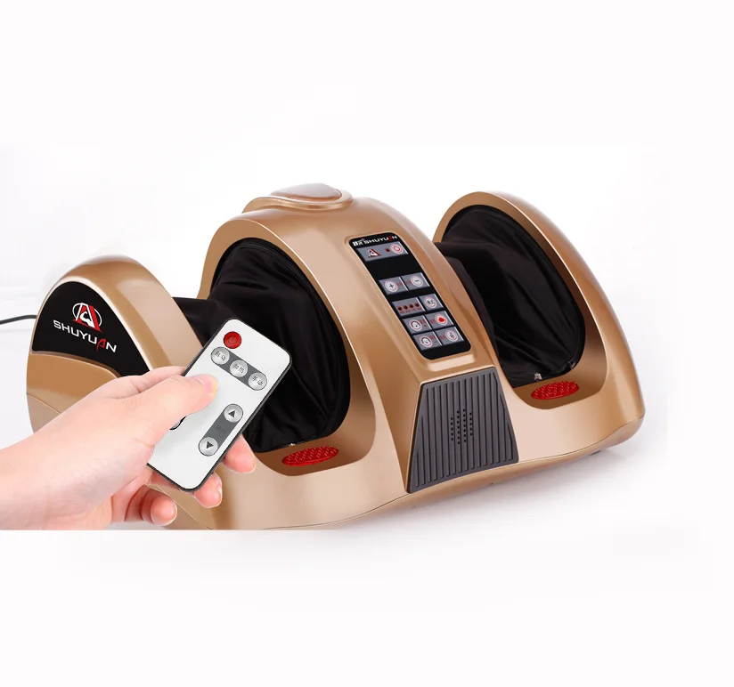 Electric Shiatsu Leg and Calf Beautician Heating Vibration Massage Machine Roller Foot Massager