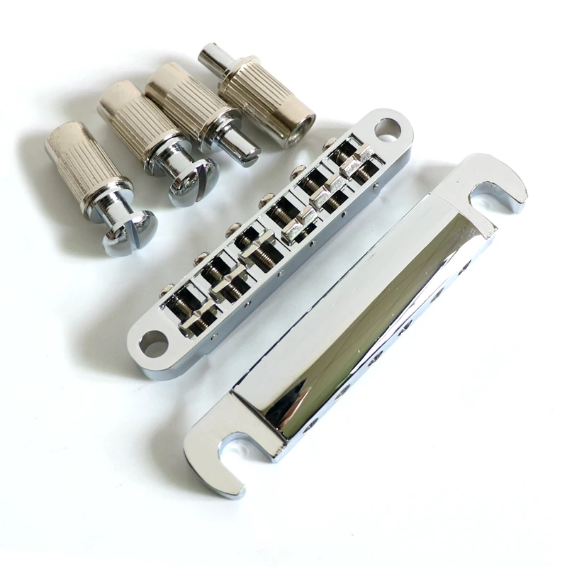 
 Запчасти для электрогитары оптом хромированный цветной томост и хвостовик для гитары LP  