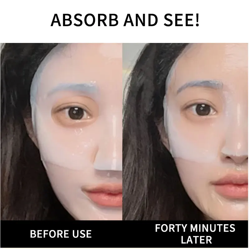 Private label Natural Moisturizing korean Bio-collagen Real Deep Mask Anti-Wrinkle Face Anti Aging Soluble Collagen Absorb Mask