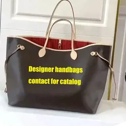 2023 New Arrivals High Quality Genuine Leather Neverfull Tote Luxury Handbags for Women