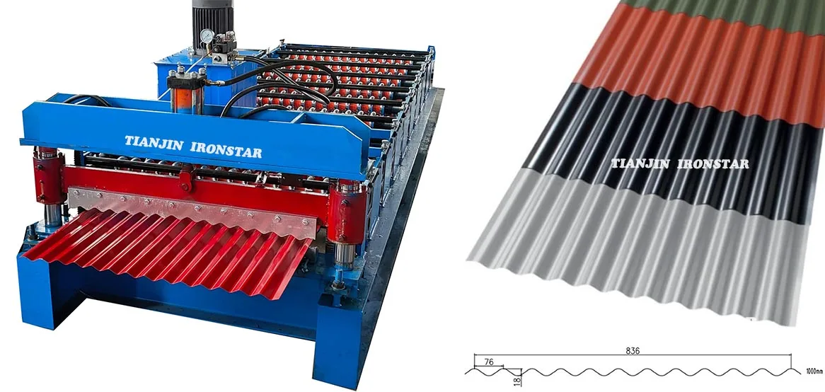 Double Deck Color Steel Machine