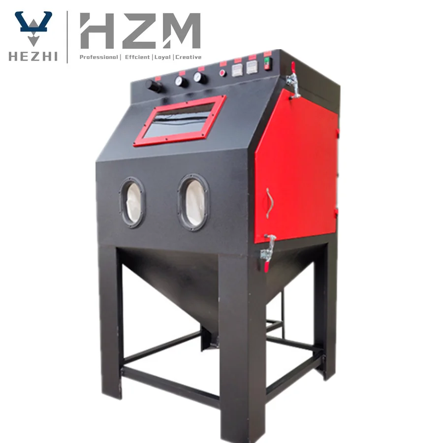 Semi Auto Maunal Cabinet Sand Blaster  Mini Sand Blasting Machine Supplier
