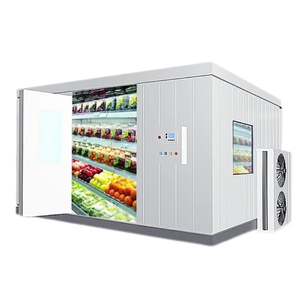 Stainless Cold Room Walk in Freezer  High Efficiency Customized Cooing Room For Fruit