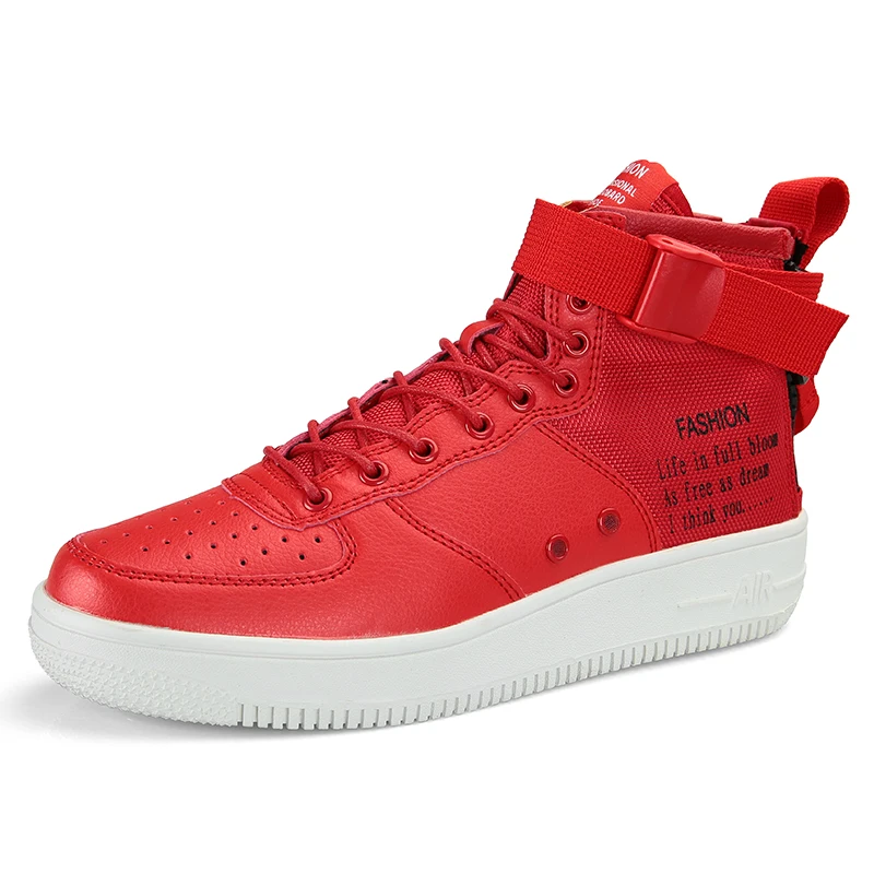 Mens High Top Lace Up Star PU Sports Stylish Sneaker and Shoes