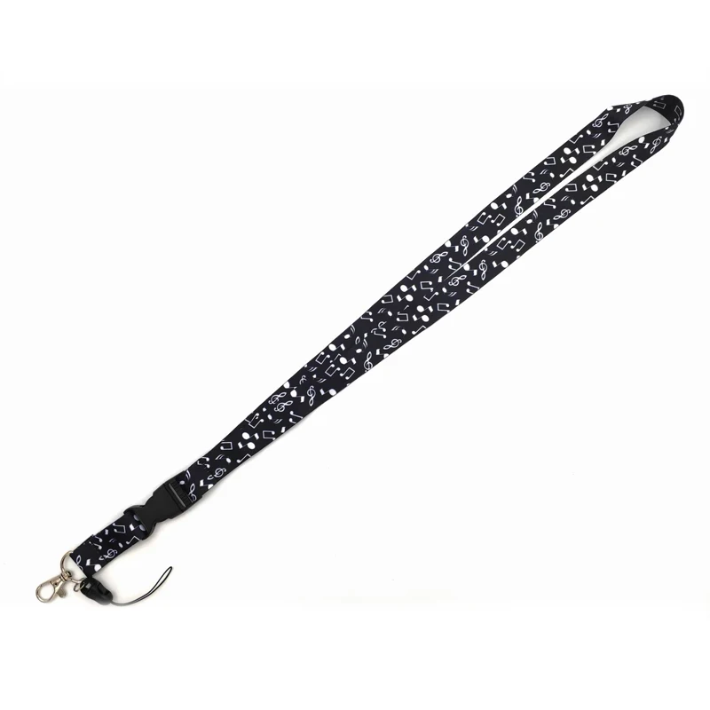  Music Digital Buckle Lanyard New Design Piano Rainbow for Keys ID Card Phone Straps Hanging Rope