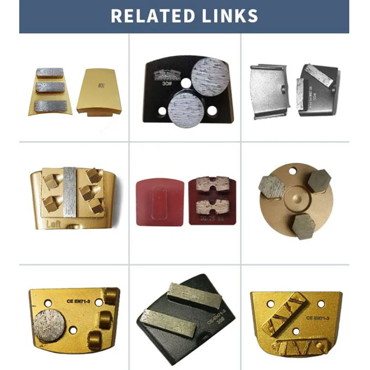 5,6,7 Inch High Frequency Welding diamond cup wheel L Type Segment Diamond Grinding Wheel