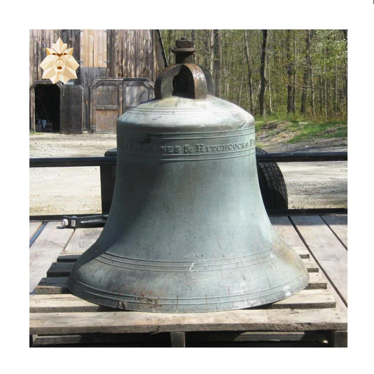 Custom large outdoor temple bell  hanging metal casting bronze church bells for sale