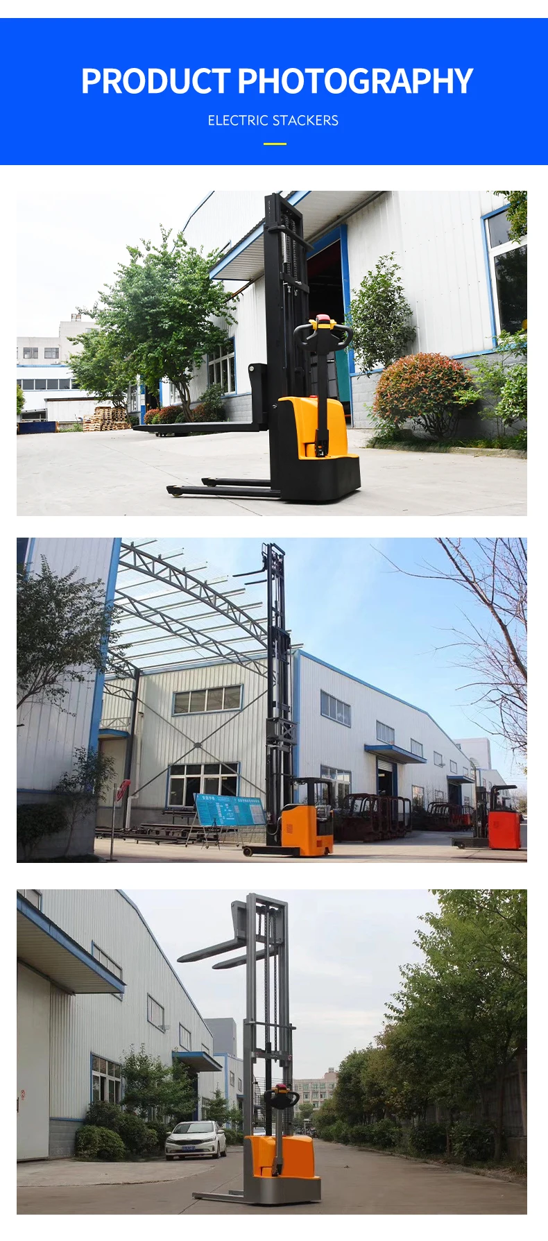 small forklift removable diecasting hand trucks price manual portable producer 2 ton powered fully electric pallet stacker