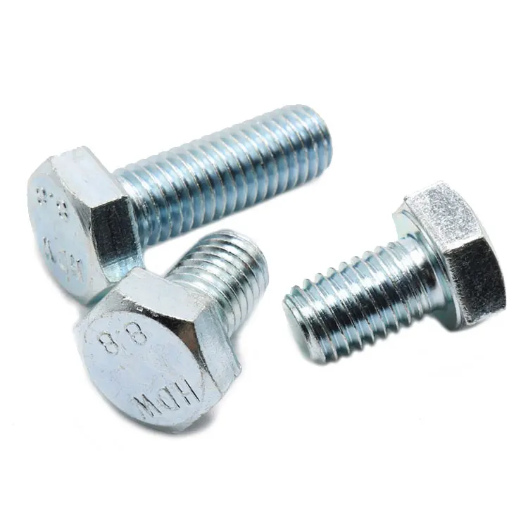 Galvanized hex head bolt 8.8 grade hex bolt