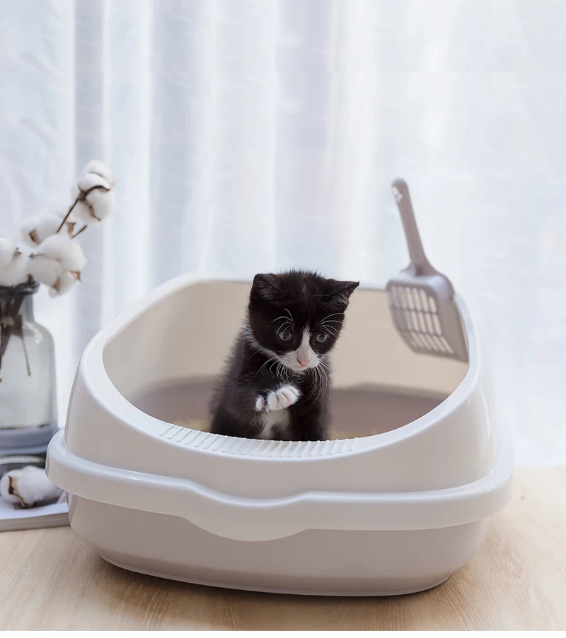 L 2020 new coming durable cat toilet eco-friendly plastic cat litter box