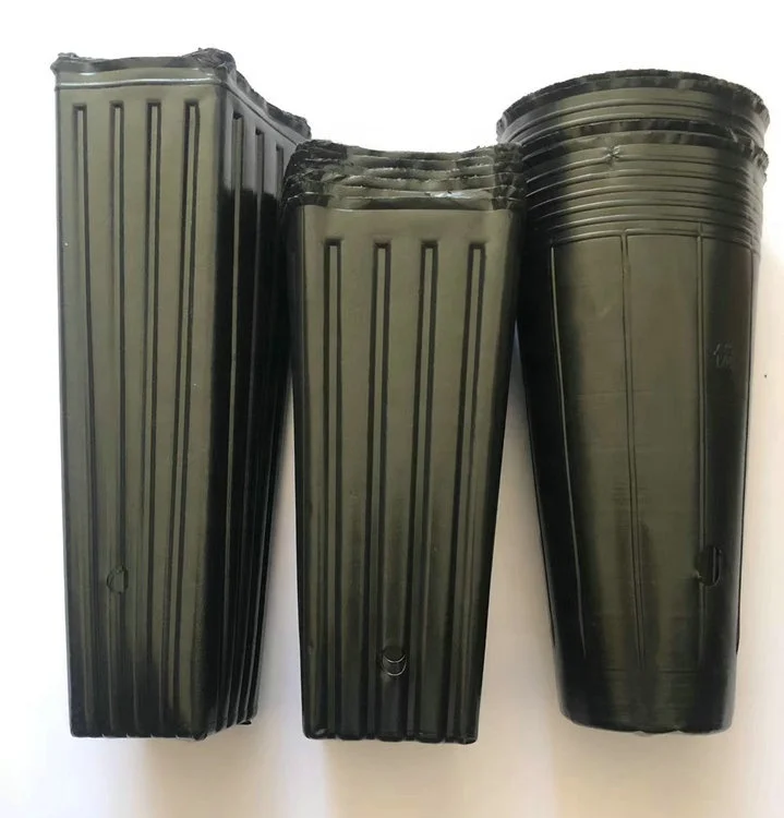 Fruit Tree Planting Nursery Pot Nutrition Cup Plant Black Seedling Pot Thickened Garden Flowers Nutrition Bowl Manufacturer