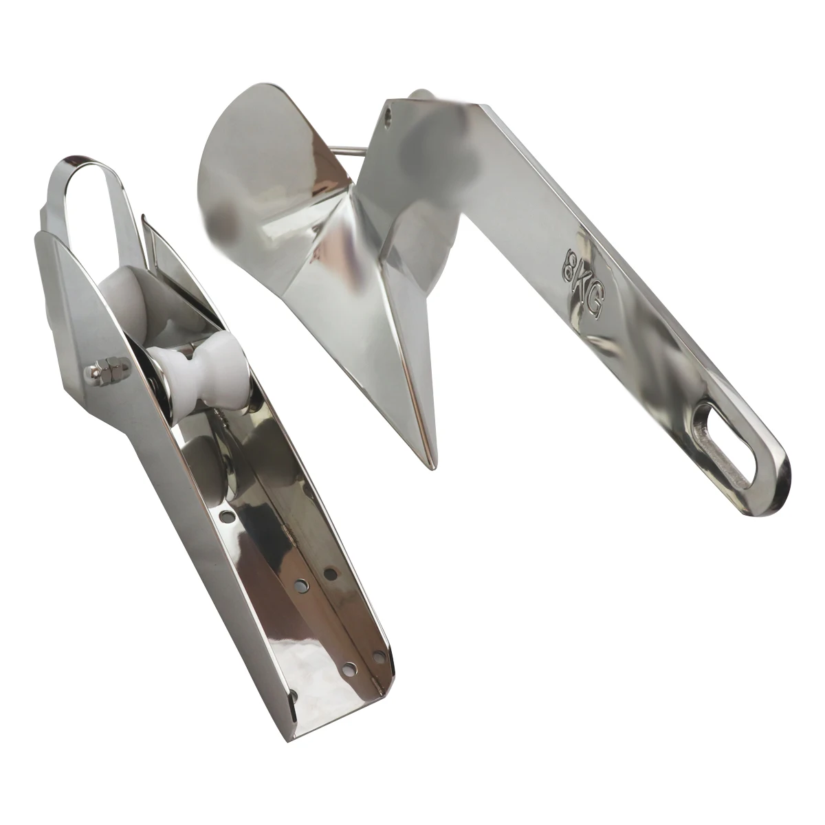 Mirror Polished Stainless Steel 316 Ship Anchor Marine Plough Anchor