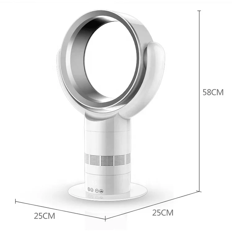 Guangdong Factory Supplier Wholesale Price New Electric Table Fan Portable 58cm Height ABS Material Bladeless Small table fan