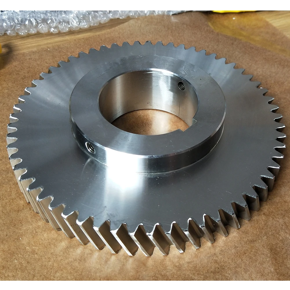 
High quality Stainless Steel Helical pinion gear with teeth grinding ground grade 5-6 